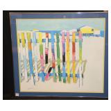 Rainbow Beach by Dan Poole framed print