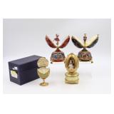 2 Kingspoint Design & 2 Nutcracker Eggs