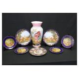 Assorted Antique Porcelain w/ Portraits
