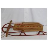 Vintage Western Clipper Sled