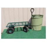 Yard Cart & Collapsible leaf bag