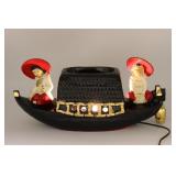 Vintage Asian TV Lamp