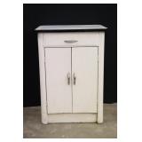 Vintage Porcelain top Cabinet