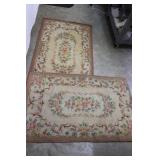 2 Antique Hooked Rugs