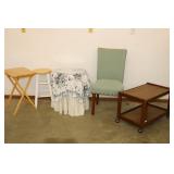 Side Table, Bar Stool, Chair