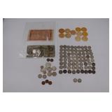 Mississippi $2, Foreign Coins, Old Nickels,