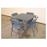 Card Table & 4 Chairs