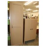 2 Solid Wood Cabinets