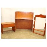 Shelf, Bench w/Storage, Gun Rack