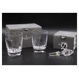 Waterford "Eclipse" Tumblers & Acorn Stopper