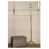Coat Tree, Vintage Storage Box/Bench