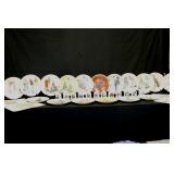 Norman Rockwell Bells and Plates