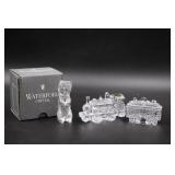 Waterford "Westie" Dog Figurine & Train Ornaments