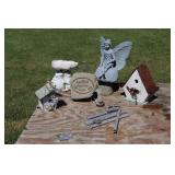 Garden Decor-Bird Houses, Wind Chimes, Statues