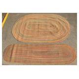 2 Braided Rugs