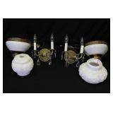 2 Sets Wall Sconces & Lamp Parts