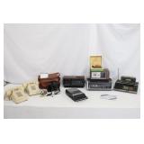 Vintage Electronics-Clocks/Radios, Phones, Scanner