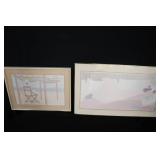 Pair Framed Prints