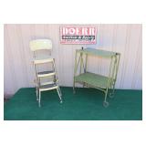 Cosco Chair & Metal Folding Cart