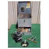 Porter-Cable Router, Bits & Metal Box