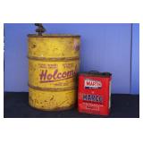 Martin Oil Can & Holcomb Barrel