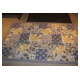 Blue & Yellow Rug 95" x 60"