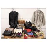 Leather Coat, Gloves, Shoes