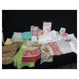 Vintage Linens-Table clothes, Curtains