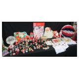 Christmas Decor-Vintage Elves, Santa