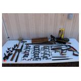 Hammers, Clamps, Assorted tools
