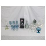 Fiber Optic flower, glassware