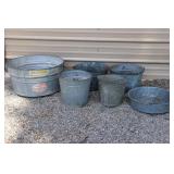 Wash Tub, Buckets