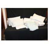 Queen Comforter, Mattress Pad, 4 Pillows