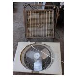 Window Fan & Box Fan on Stand