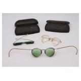 Vintage Goggles; Glasses & Cases