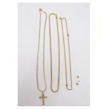 14K Gold Chain & Necklaces