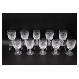 10 Waterford "Donegal(Cut)"  Claret Wine 4 3/4"