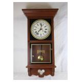 Regulator Wall Clock w/Reverse painted front