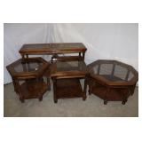 4pc Coffee, Sofa, and End Table set