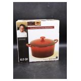 David Burke Enamel Dutch Oven 6.5 QT NIB