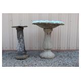 Concrete Bird Bath & Sundial