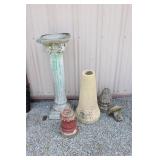 Pedestals &  gazing ball stand