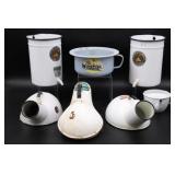 Assorted Enamelware w/original labels