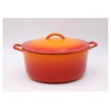 Vintage Descoware  Enamel Pot & Lid Belgium