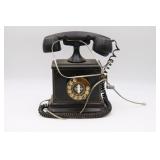 Old Telephone Tabletop Crank Dial