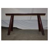 Narrow Wood Bench