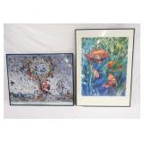 The Nature Company Fish & Bird Posters