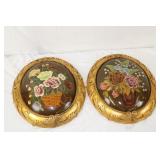 Pair of Oval Pictures