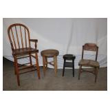 Bentwood youth chair; stool; Chair