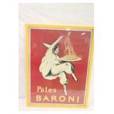 Pates Baroni Poster 33" x 25"